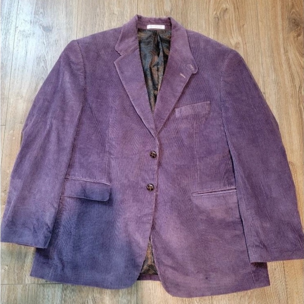 Ralph Lauren Purple Corduroy Blazer